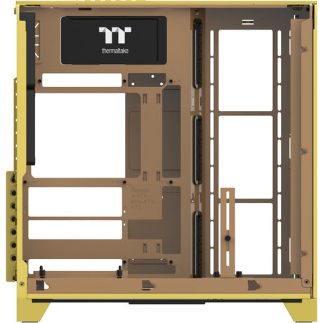 Obudowa midi tower Thermaltake View 390 Air Butter Caramel (żółta | 2x USB-A | 1x USB-C | szkło hartowane)