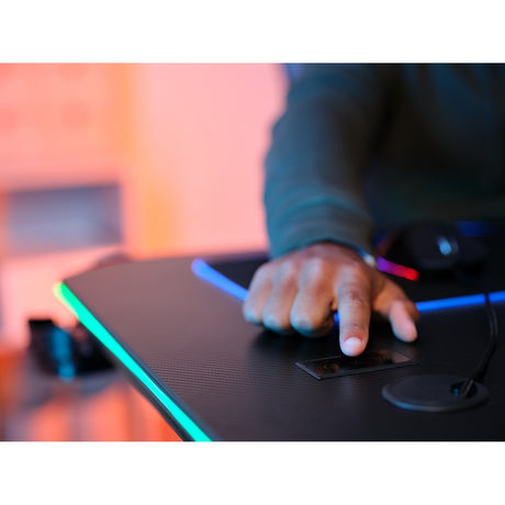 Biurko do gier Trust GXT 709 Luminus RGB (czarne)