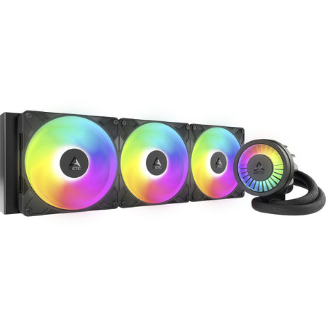 Chłodzenie wodne Arctic Liquid Freezer III Pro 420 A-RGB (czarne, 4-pinowe złącze wentylatora PWM)