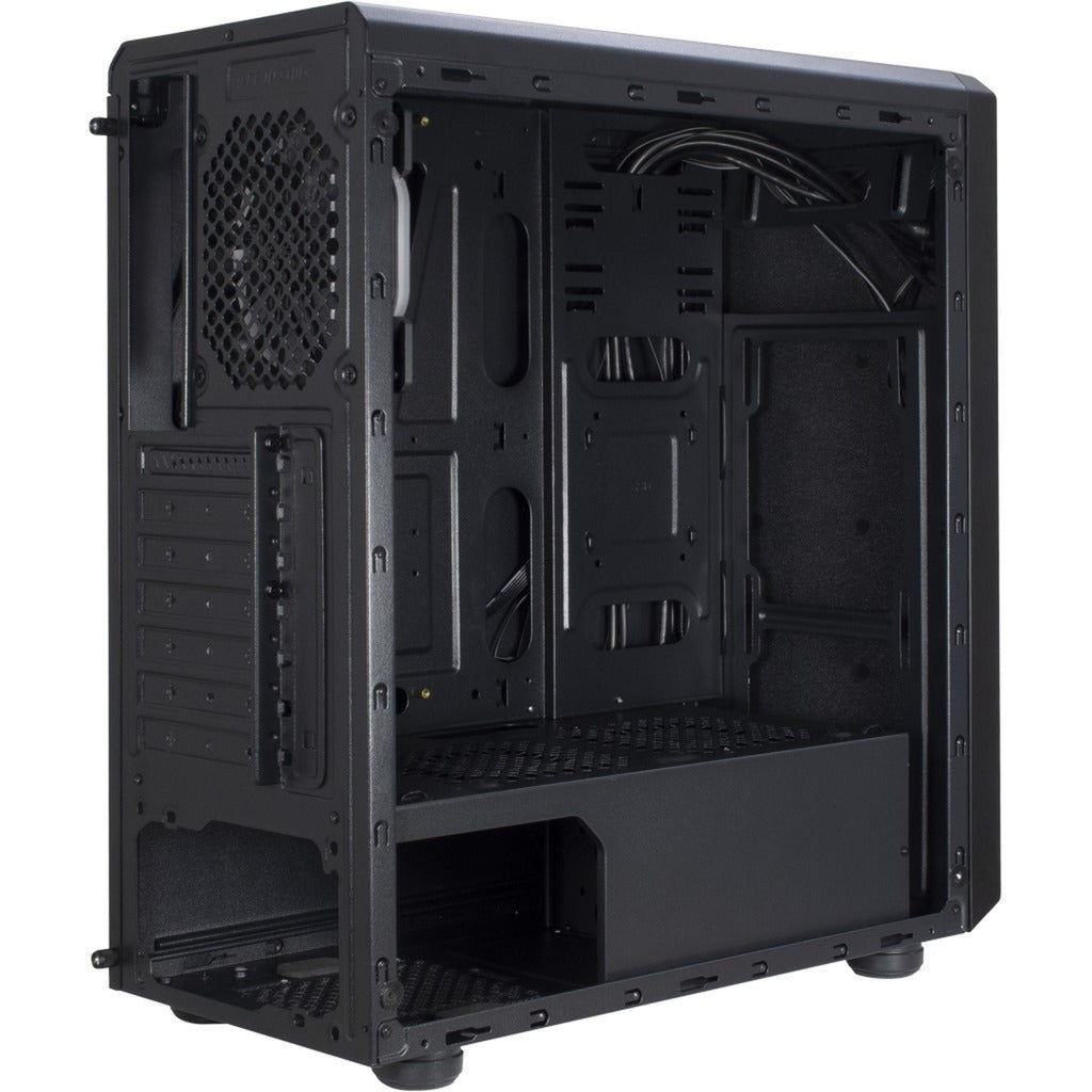 Obudowa midi tower Inter-tech c-3 saphir (czarna | 3x USB-A | okienko)