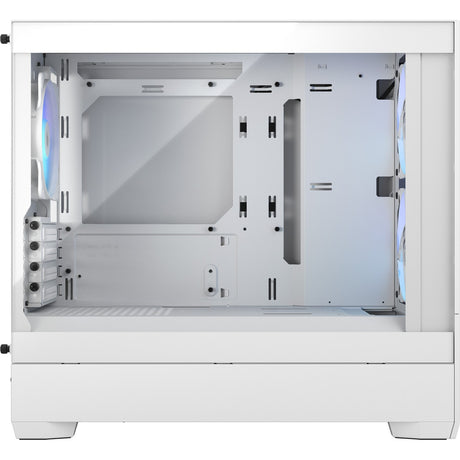 Fractal design pop mini air rgb obudowa midi tower (biała | 2x usb-a | rgb | okno)