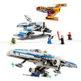 Lego star wars - nowa republika e-wing kontra myśliwiec Shin Hati's Starfighter (75364)