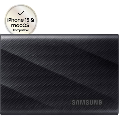 Samsung przenośny zewnętrzny dysk SSD t9 2 TB (czarny, mu-pg2t0b eu, USB-C 3.2 (20 GBit s))