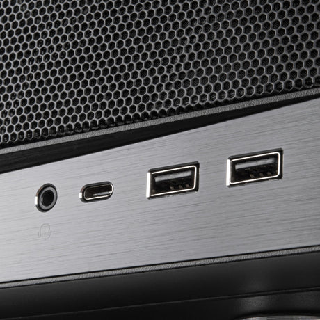 Obudowa Silverstone SST-GD11B HTPC (czarna | 2x USB-A | 1x USB-C)