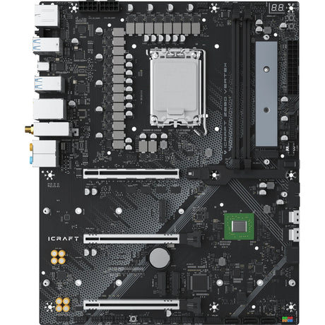 Płyta główna Maxsun MS-icraft Z890 z gniazdem wierzchołkowym 1851 (czarna, RAID, 5 GB-LAN, WLAN, BT, dźwięk, ATX)