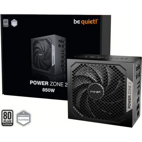 Bądź cicho! modułowy zasilacz Power Zone 2 o mocy 850 W (czarny, 1x 12V-2x6, 3x pcie)