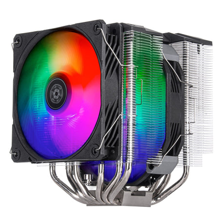 Chłodnica procesora Silverstone SST-HYD140-ARGB (4-pinowe złącze wentylatora PWM, 4-1-pinowe ARGB (5V LED))