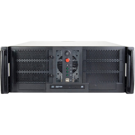Obudowa rack Chenbro rm42300 (czarno-srebrna | 2x USB-A 3.2 (5 Gbit s))