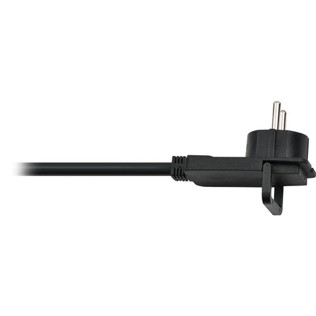 Brennerstuhl Comfort-Line Plus, gniazdo 6-kierunkowe (czarne, z płaską wtyczką, 2m h05vv-f 3g1,5)