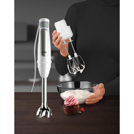 Blender ręczny Braun Multi Quick 7 mq 7005b (biała stal nierdzewna)