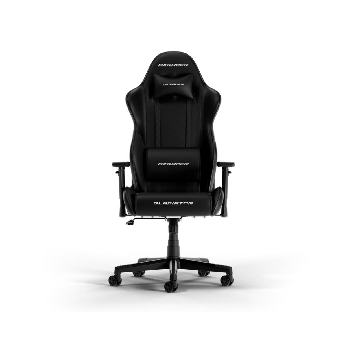 Dxracer gladiator l czarny fotel do gier ze skóry PCV (czarny)