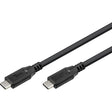 Kabel Goobay USB-C 4.0 > USB-C (czarny, 0,5 m)