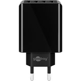 Goobay 4-kierunkowa ładowarka USB (30 W) (czarna)