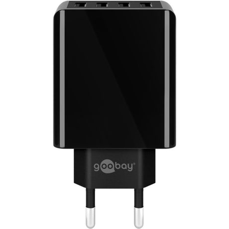 Goobay 4-kierunkowa ładowarka USB (30 W) (czarna)