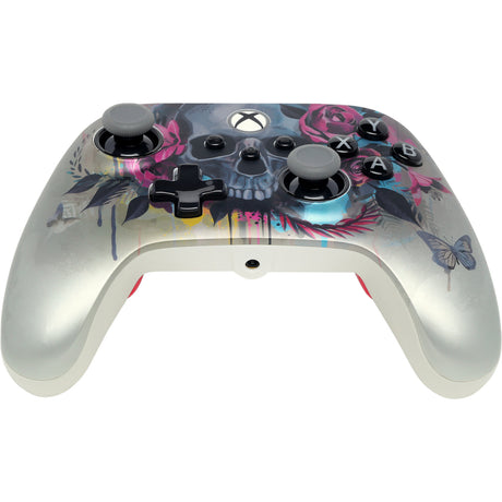Powera Advantage plus przewodowy kontroler dla Xbox Series x|s - Bloom Gloom (srebrny, Xbox Series x|s, Xbox One, PC)