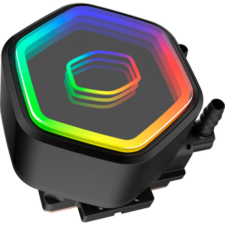 Cooler Master MasterLiquid 360 Core II ARGB Chłodzenie wodne (czarne, 4-pinowe złącze wentylatora PWM)