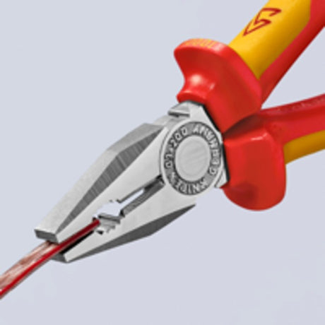Szczypce uniwersalne Knipex 03 06 200 Szczypce uniwersalne vde (czerwony żółty, 200 mm)