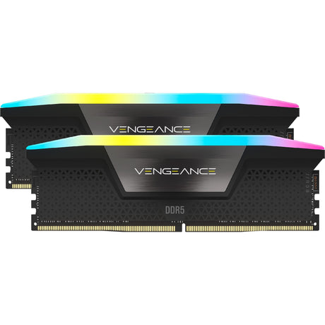 Corsair Vengeance RGB 32 GB DDR5-6000 (2x 16 GB) RAM (czarny, cmh32gx5m2b6000c30, xmp 3.0)