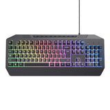 Klawiatura do gier Trust GXT 836 EVOCX RGB (czarna, układ US (QWERTY), membrana, 100%, RGB)
