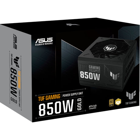 Modułowy zasilacz Asus Tuf Gaming Gold o mocy 850 W (czarny, 1x 12 V-2x6, 3x pcie)