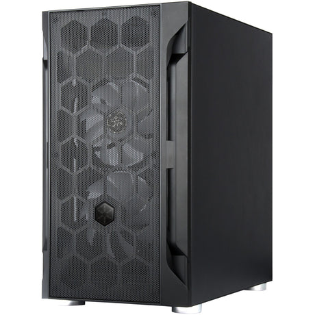 Obudowa midi tower Silverstone sst-fah1mb-pro (czarna | 3x USB-A | RGB | szkło hartowane)