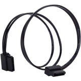Kabel Silverstone sata iii 30cm (czarny, 6gb s, złącze niskoprofilowe, cp11b-300)