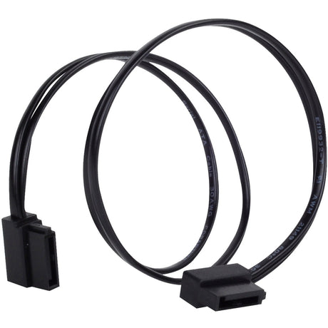 Kabel Silverstone sata iii 30cm (czarny, 6gb s, złącze niskoprofilowe, cp11b-300)