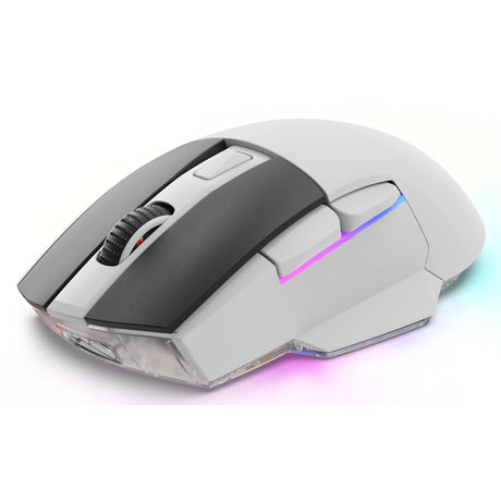 Mysz do gier Sharkoon Skiller sgm50w (biała, 400 - 6400 dpi, diody LED rgb)