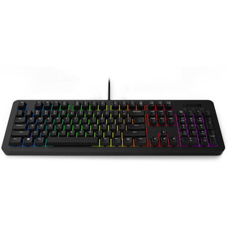 Klawiatura do gier Lenovo legion k310 rgb (czarna, układ us (qwerty), membrana, 100%, przełącznik membranowy, rgb, usb)
