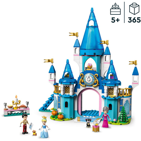 Lego Disney Princess - Zamek Kopciuszka i zabawka konstrukcyjna przystojnego księcia (43206)