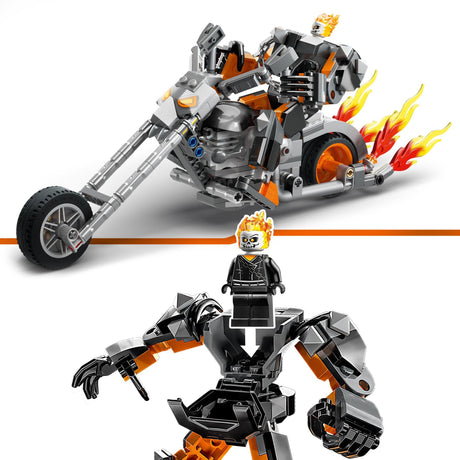 Lego Marvel — zabawka konstrukcyjna-mech-motocykl Ghost Rider (76245)