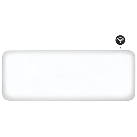 Grzejnik panelowy Wi-Fi ze stali młynowej pa1300wifi4, konwektor 1300 W (biały, Wi-Fi 2,4 GHz (WiFi 6), Bluetooth 5.2, Zigbee 3.0 + aplikacja)