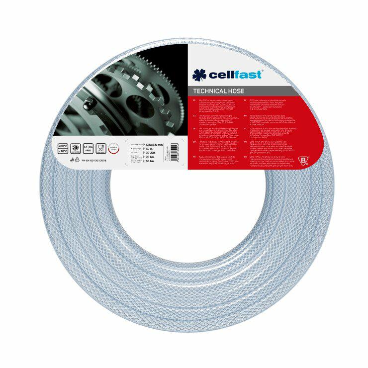 Cellfast technische slang, versterkt 12,5x2,0x25mb