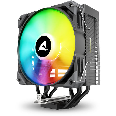 Chłodnica procesora Sharkoon a40 rgb (czarna, 4-pinowe złącze wentylatora pwm)