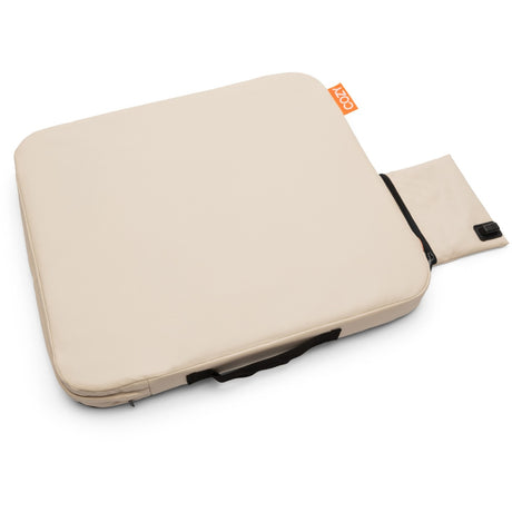 Cozy jord outdoor, podgrzewana na podczerwień, bezprzewodowa poduszka do siedzenia (jasnobeżowy, power bank 10000 mah)