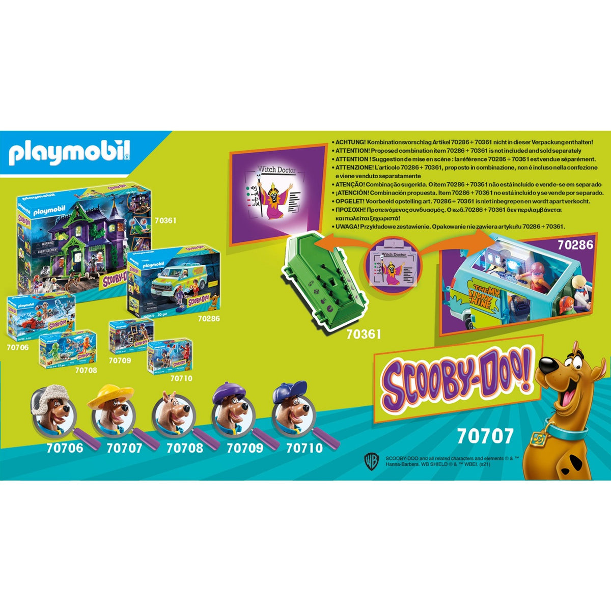 Playmobil Scooby Doo! przygoda z szamanem - 70707
