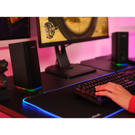 Głośnik komputerowy Trust GXT 612 Cetic (czarny, Bluetooth, RGB)