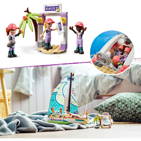 Lego friends - zabawka konstrukcyjna Stephanie żeglarska przygoda (41716)