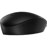 Mysz laserowa HP 128 z kablem (czarna, 1200 dpi)