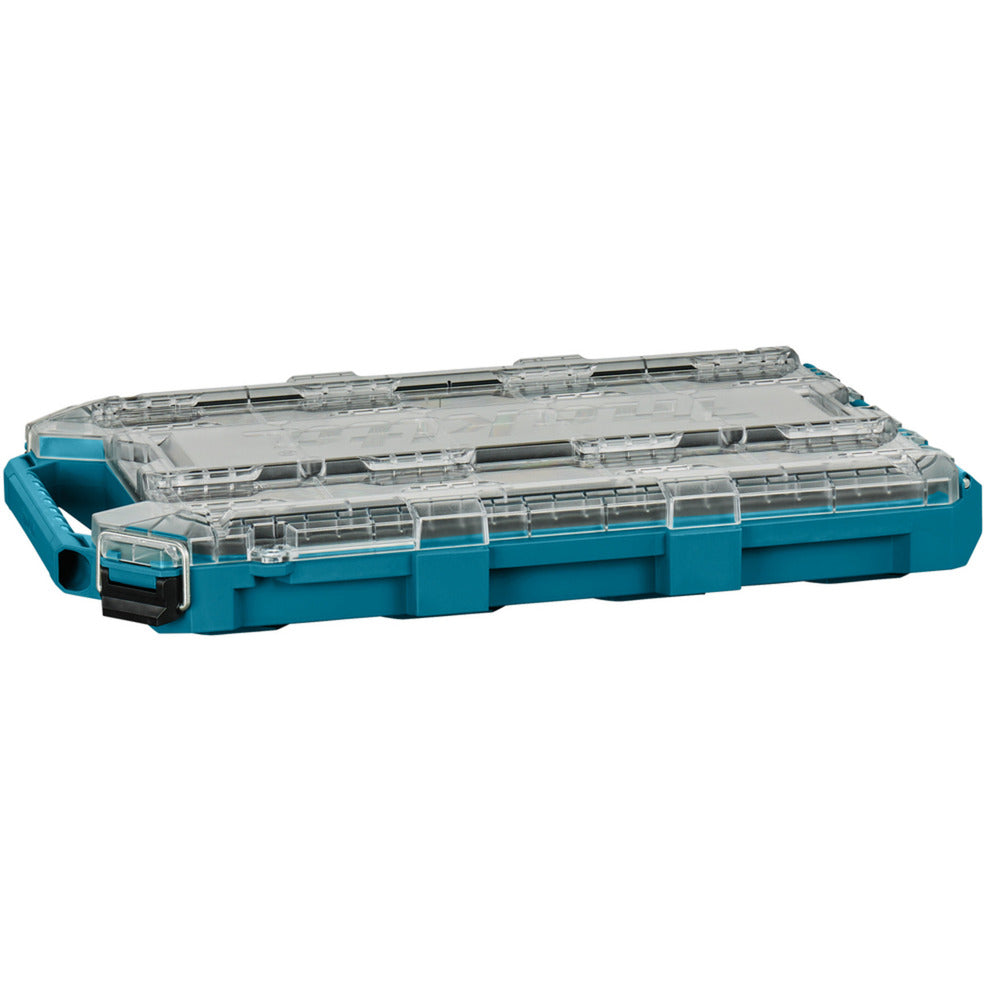 Płaska skrzynka narzędziowa Makita Maktrak P-91051 (niebiesko-czarna)