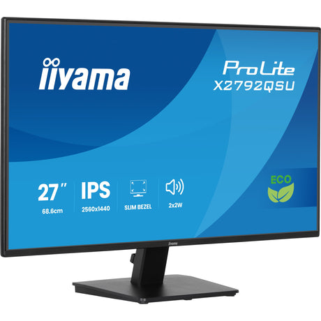 Monitor Iiyama prolite x2792qsu-b1 27 (czarny, HDMI, DisplayPort, 2x USB-A, USB-B, 120 Hz)