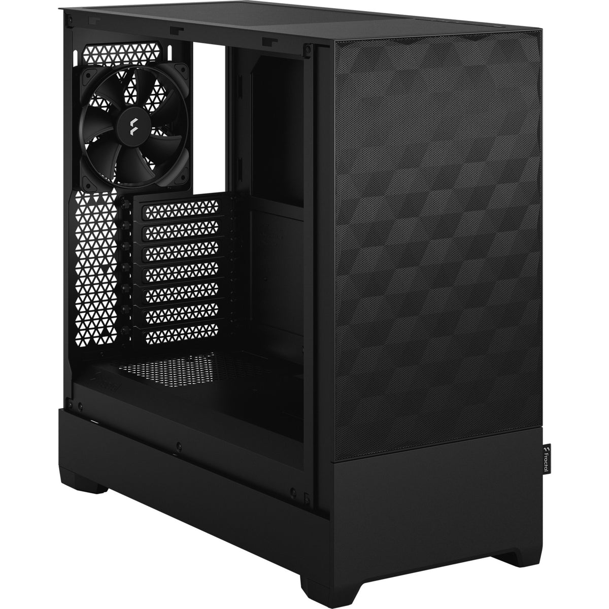 Obudowa midi tower w stylu fraktalnym pop air (czarna | 2x USB-A)