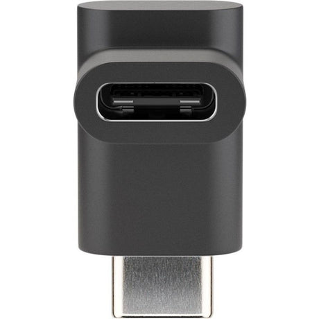 Adapter Goobay połączenie USB-C > wtyczka USB-C, 90° (czarna)