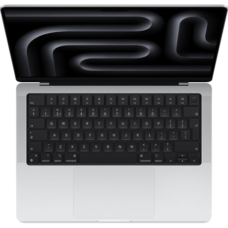 Apple macbook pro 2023 14 (mr7j3n a) odnowiony laptop (srebrny | m3 8 rdzeń | 10-rdzeniowy procesor graficzny | 8 GB | 512 GB SSD)