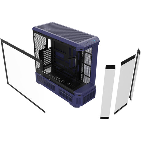 Obudowa Thermaltake View 600 tg future dusk typu big tower (fioletowo-czarna | 2x USB-A | 1x USB-C | szkło hartowane)