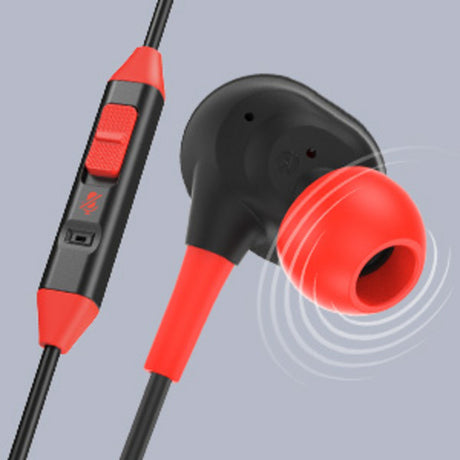 Przewodowe słuchawki douszne Powera do Nintendo Switch 2 douszne (czarno-czerwone, Nintendo Switch 2, Nintendo Switch, Nintendo Switch - model OLED, Nintendo Switch Lite)