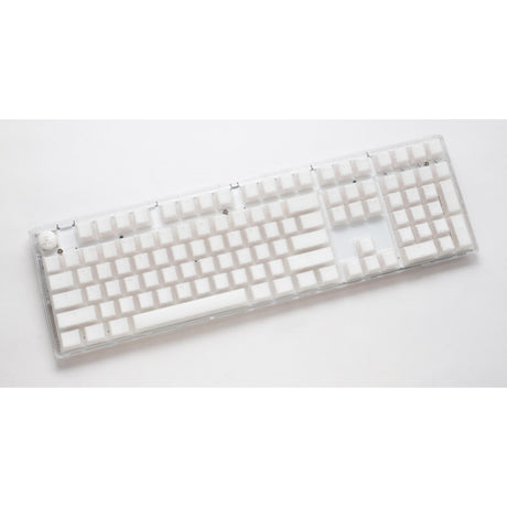 Klawiatura mechaniczna Ducky one 3 aura white rgb (biała, układ us (qwerty), cherry mx red, 100%, abs double shot, hot swap)