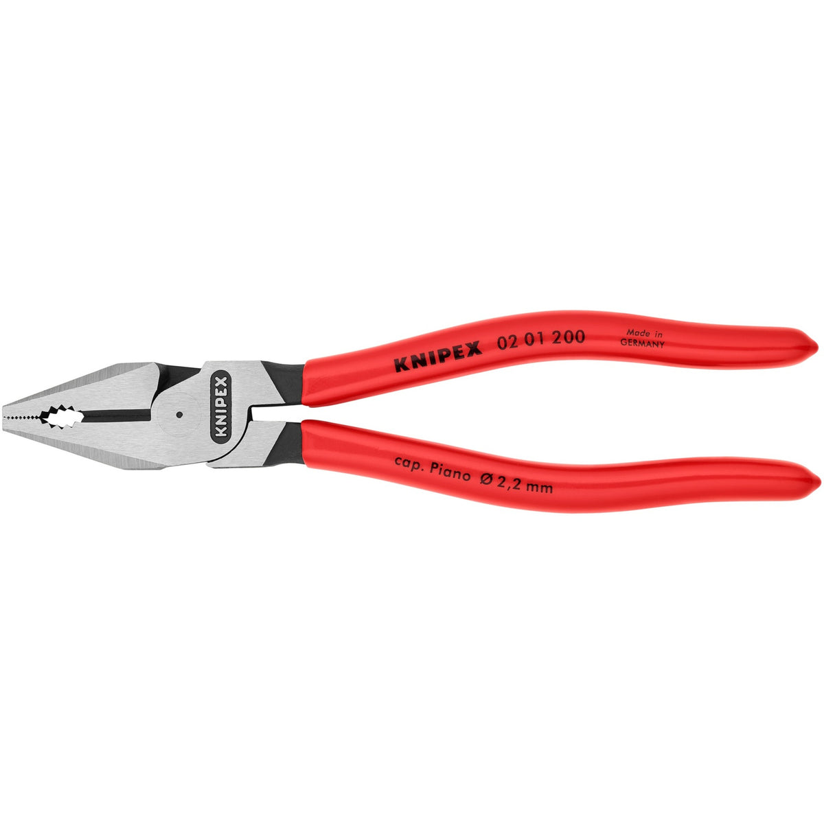 Szczypce uniwersalne Knipex Power 200 mm Szczypce uniwersalne (czerwone)