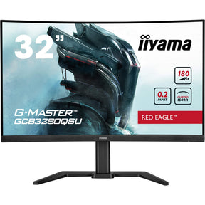 Iiyama G-Master Red Eagle GCB3280QSU-B2 31,5 zakrzywiony monitor do gier (czarny, 2x HDMI, Display Port, 2x USB-A, USB-B, 180 Hz)