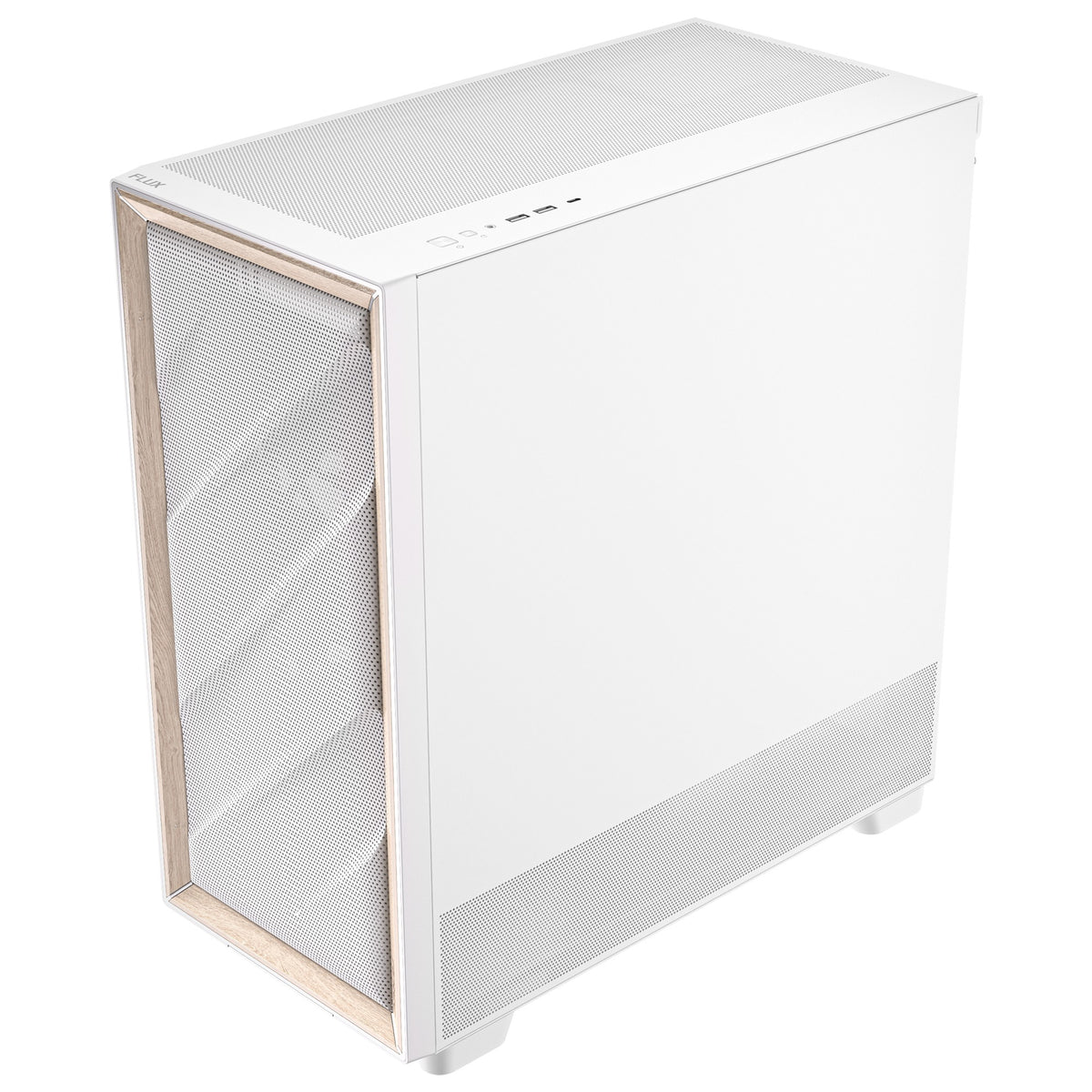 Obudowa Antec Flux Midi Tower (biała | 2x USB-A | 1x USB-C | szkło hartowane)